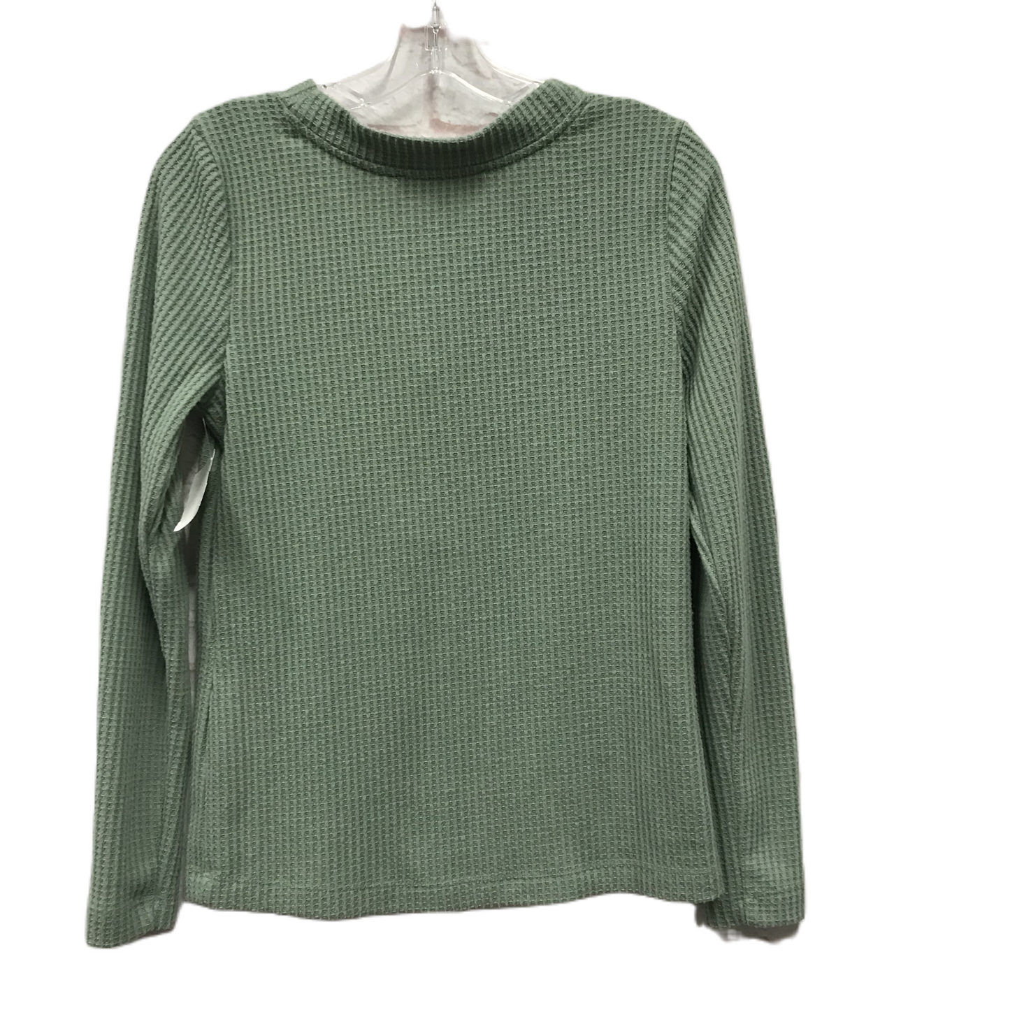 Green Top Long Sleeve By Loft, Size: S