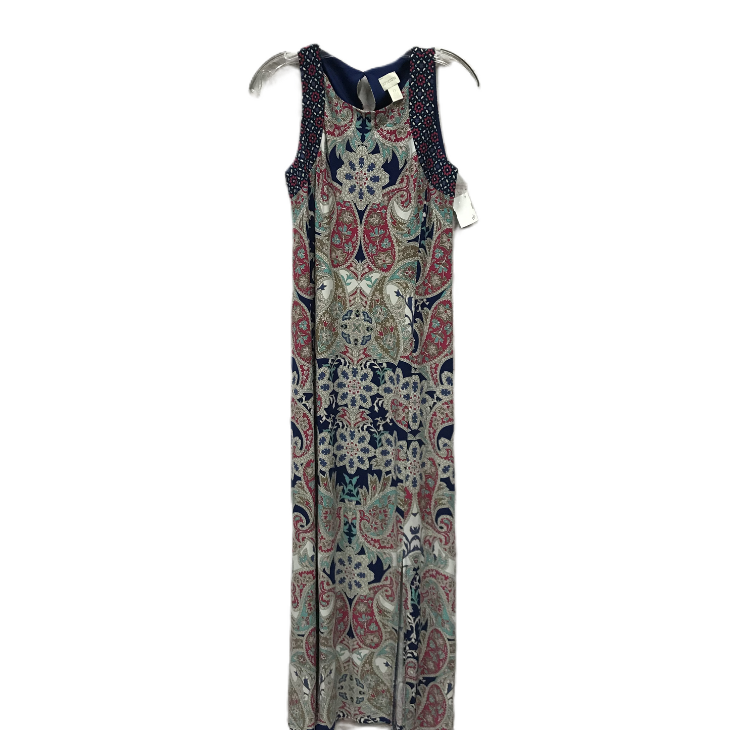 Blue & Pink Dress Casual Maxi By Chicos, Size: S