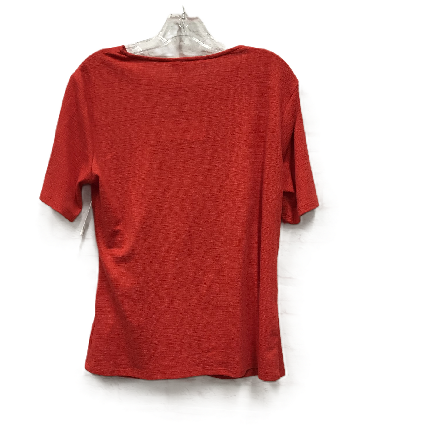 Red Top Short Sleeve By Cme, Size: L