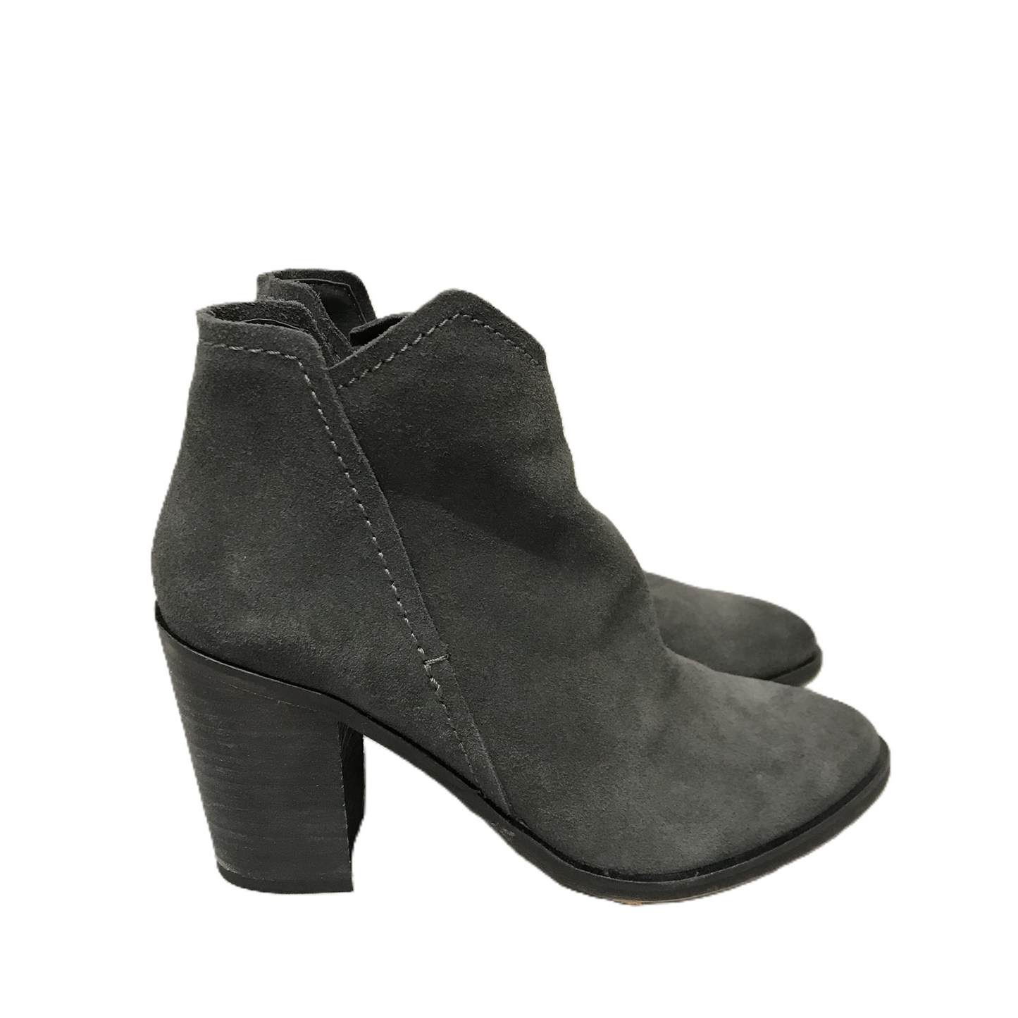 Grey Boots Ankle Heels By Dolce Vita, Size: 7