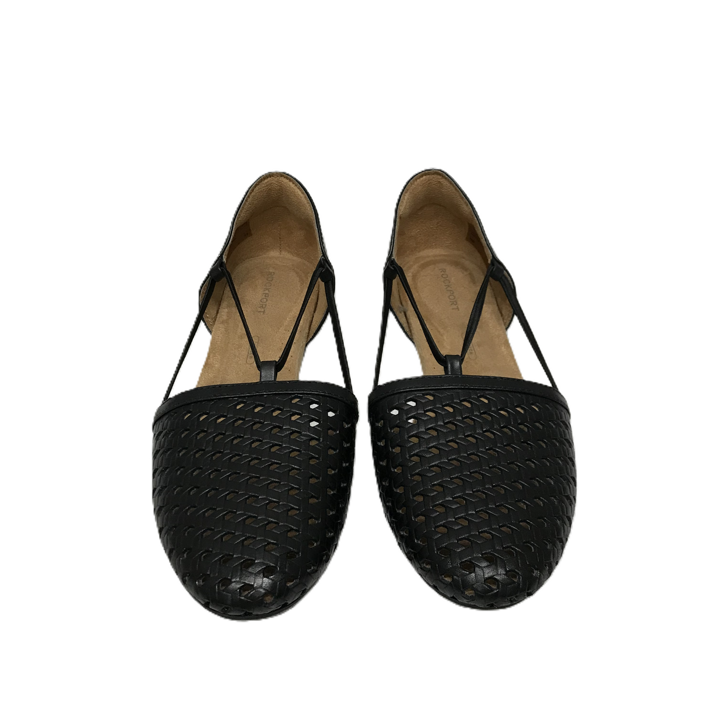 Black Shoes Flats By Rockport, Size: 8