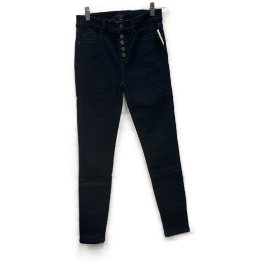 Jeans Skinny By Ann Taylor In Blue Denim, Size: 0