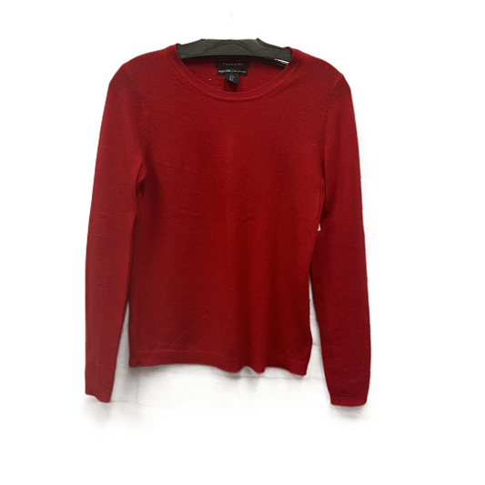 Sweater Cashmere By Tahari By Arthur Levine In Red, Size: S