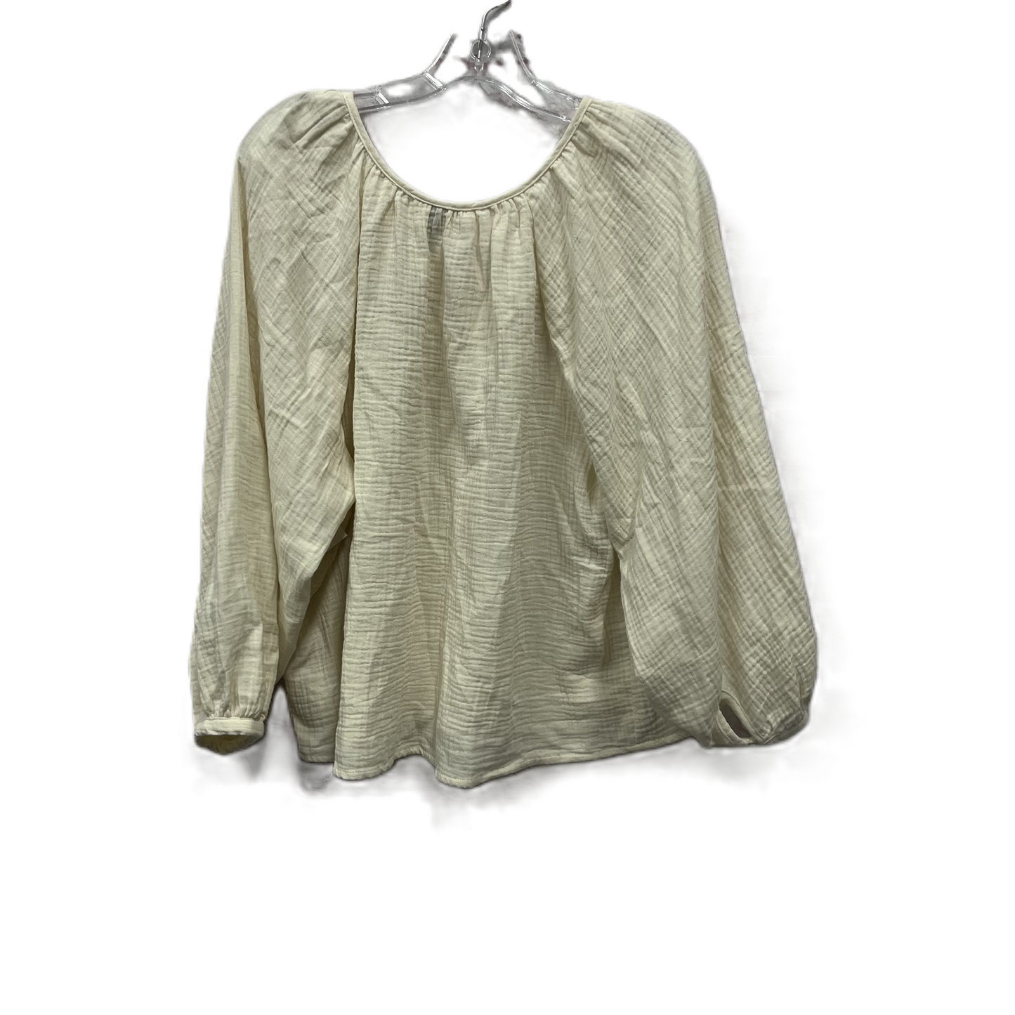 Top Long Sleeve By Universal Thread In Cream, Size: Xl