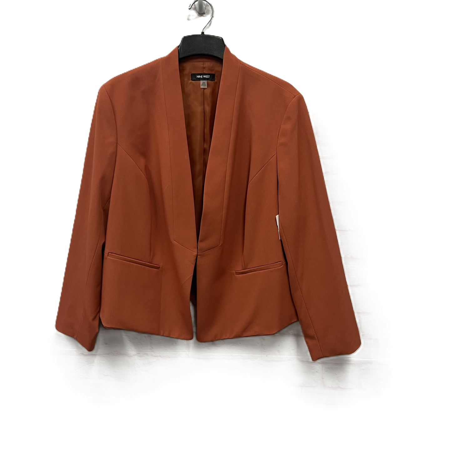 Blazer By Nine West In Orange, Size: 2x