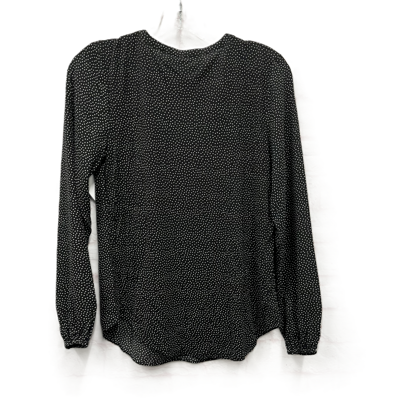 Top Long Sleeve By Loft In Black, Size: S