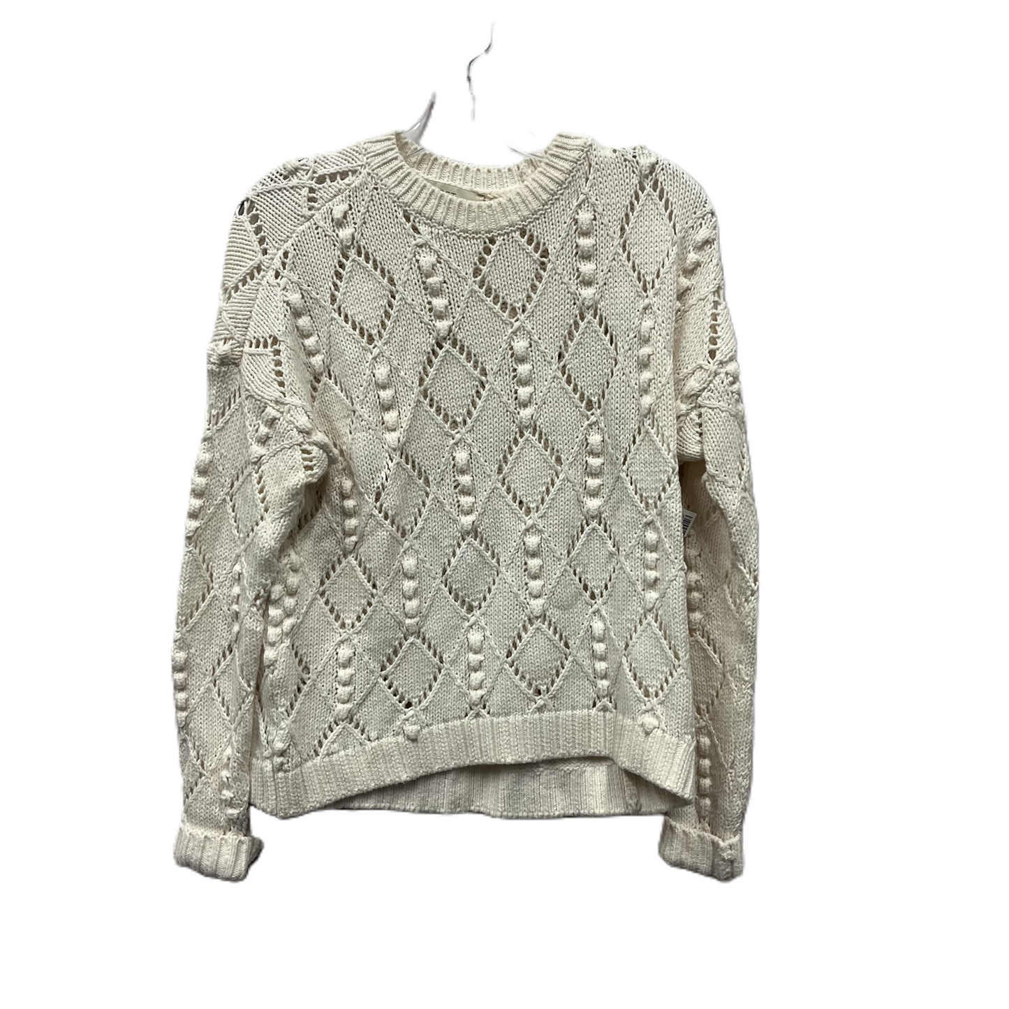 Sweater By Loft In Cream, Size: Xs