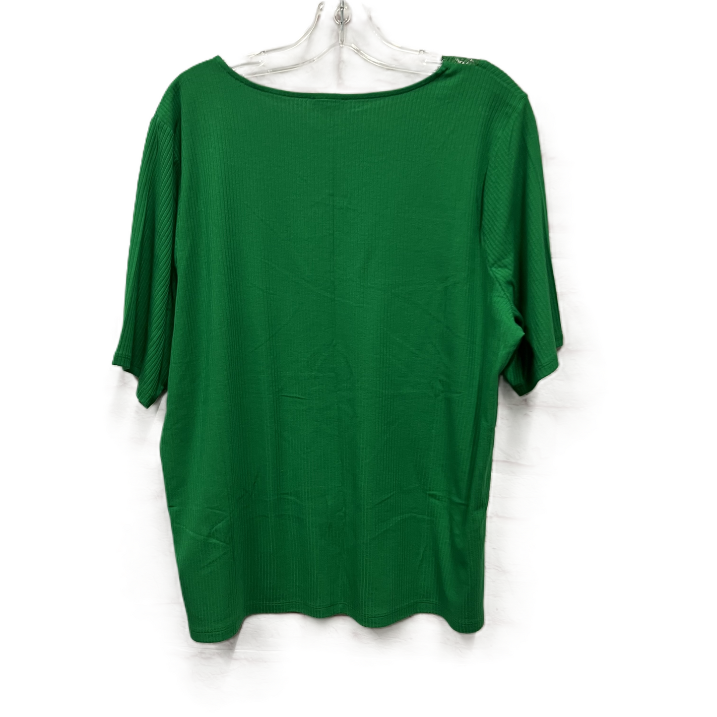 Top Short Sleeve By Talbots In Green, Size: 2x