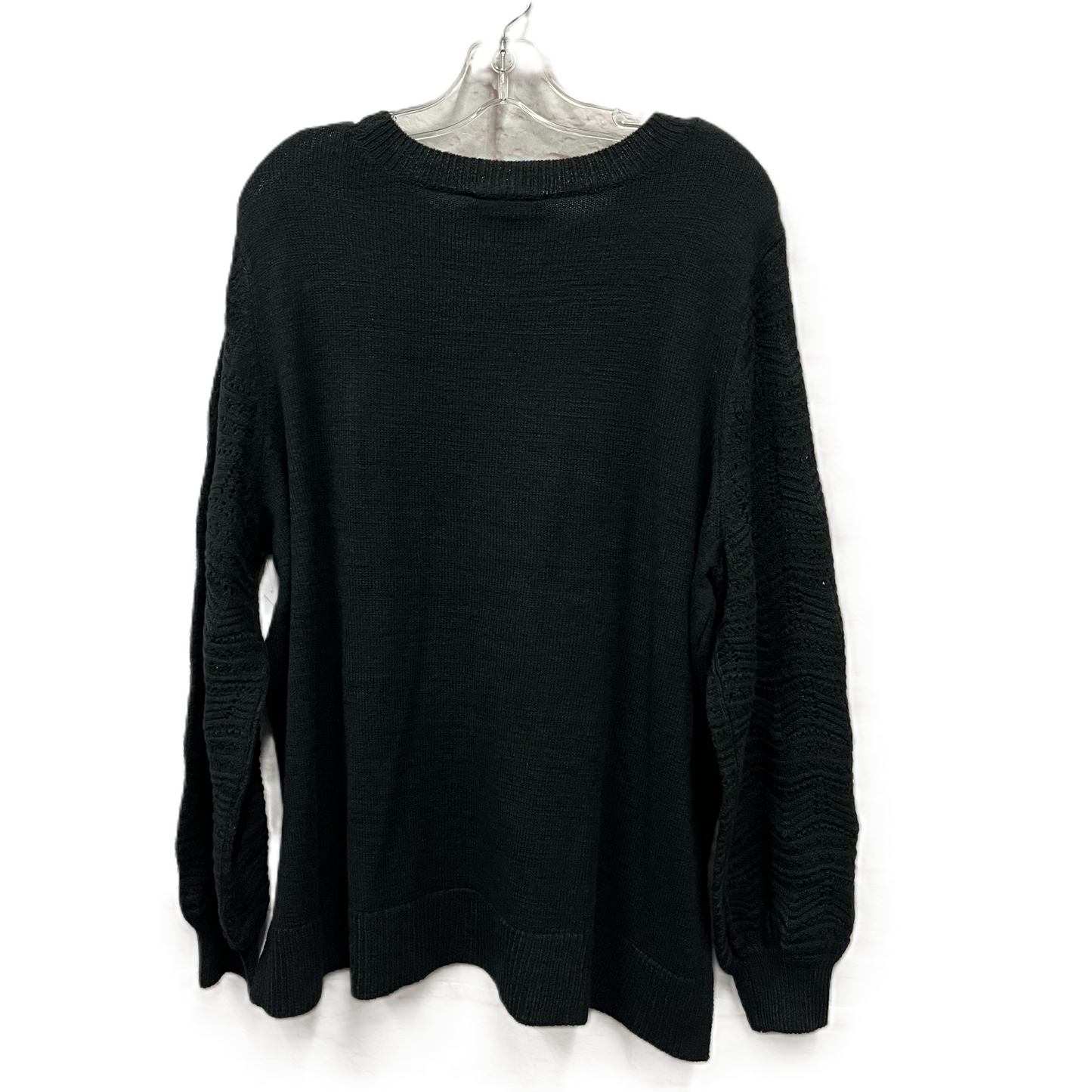 Sweater By Christian Siriano In Black, Size: 1x