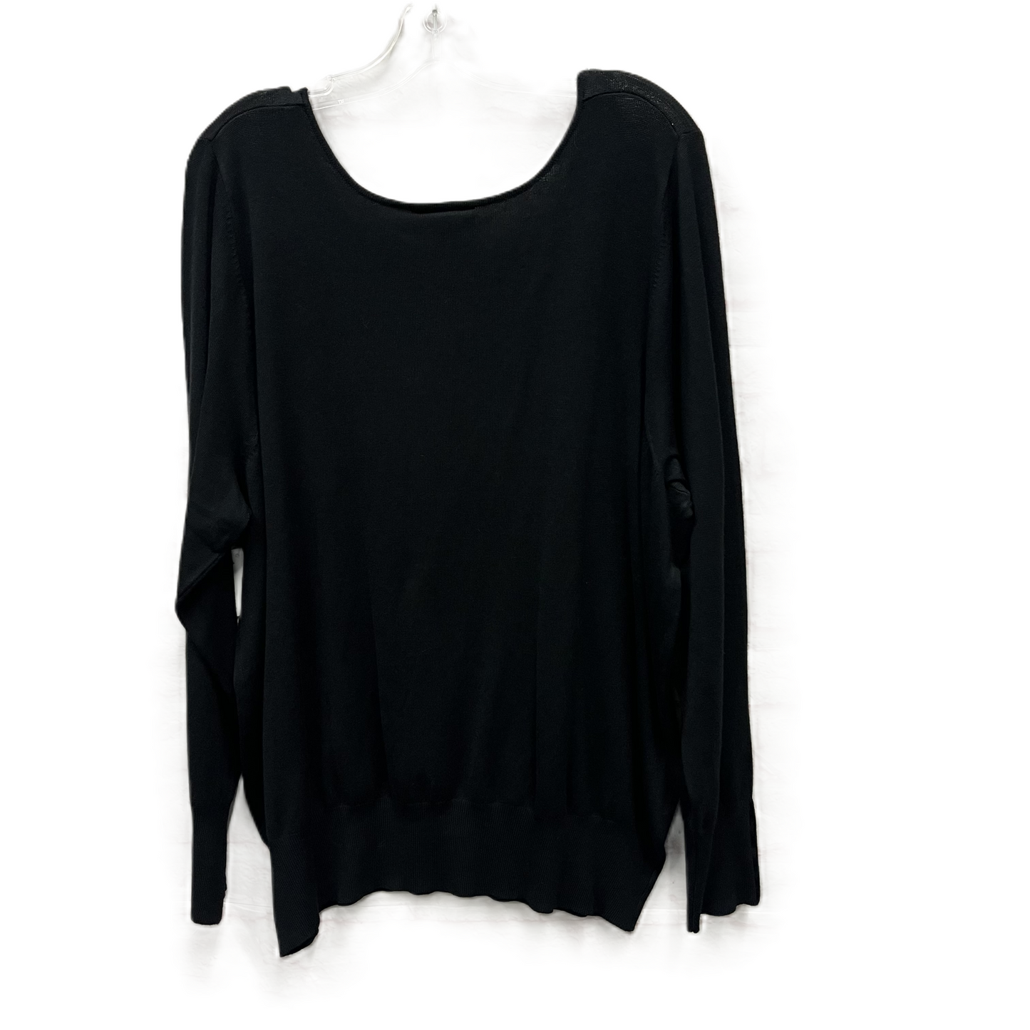 Top Long Sleeve By Lane Bryant In Black, Size: 2x