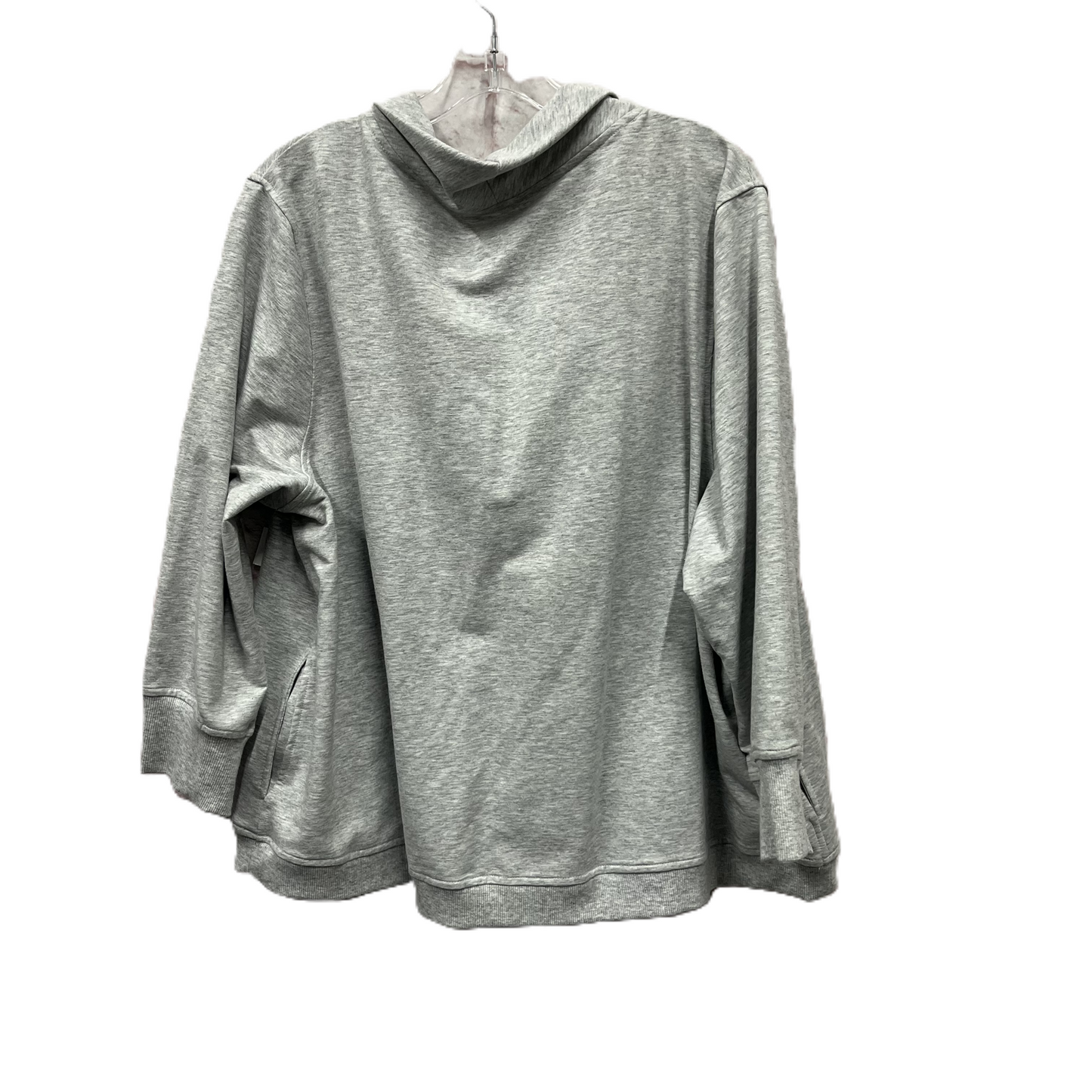 Top Long Sleeve By Lane Bryant In Grey, Size: 2x