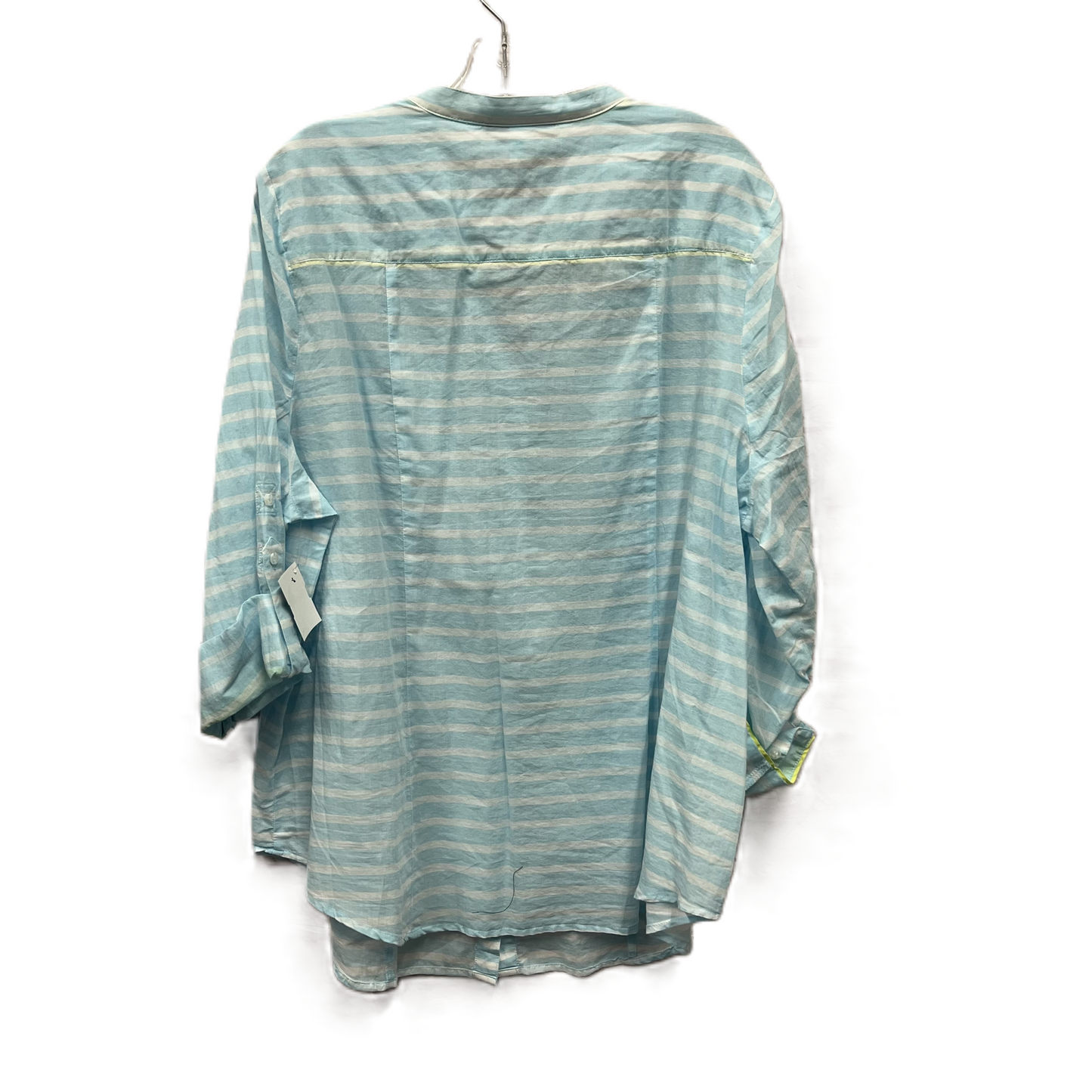 Top Long Sleeve By Lane Bryant In Blue, Size: 1x