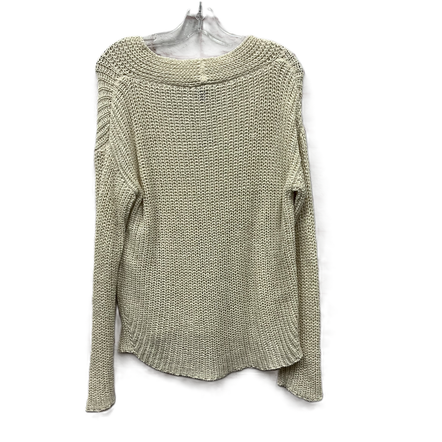 Sweater By Eileen Fisher In Ivory, Size: M