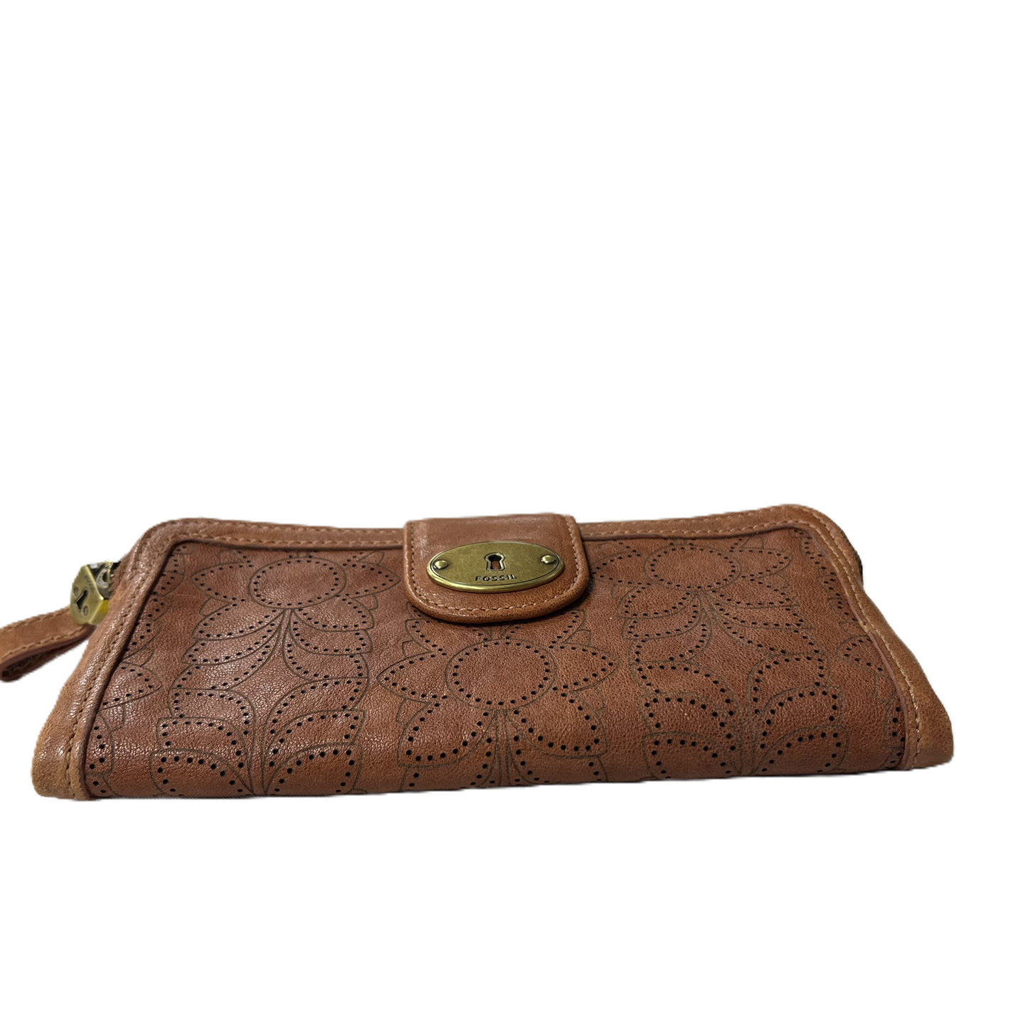 Wallet By Fossil Leather , Size: Medium