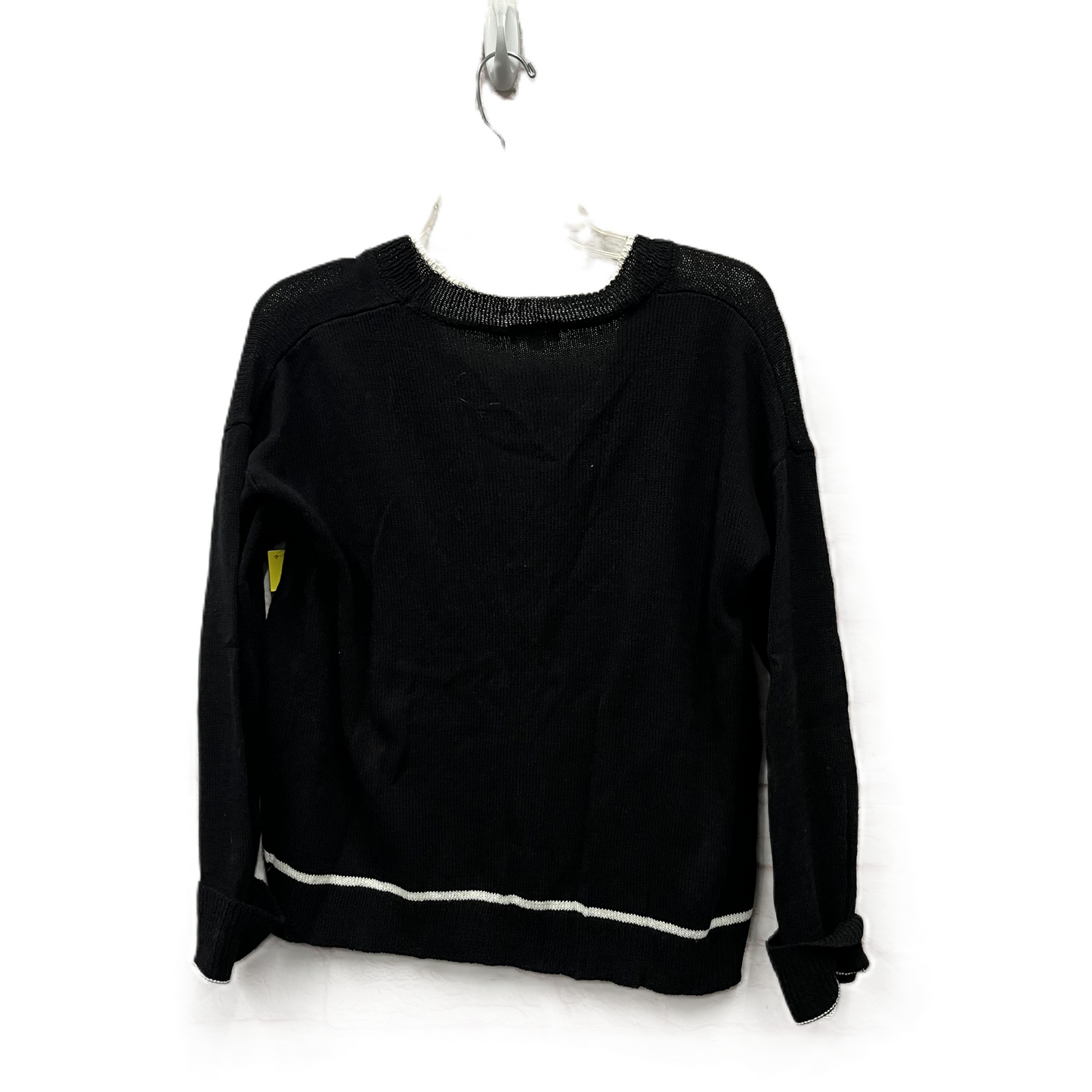 Sweater Cardigan By Hem & Thread In Black, Size: S