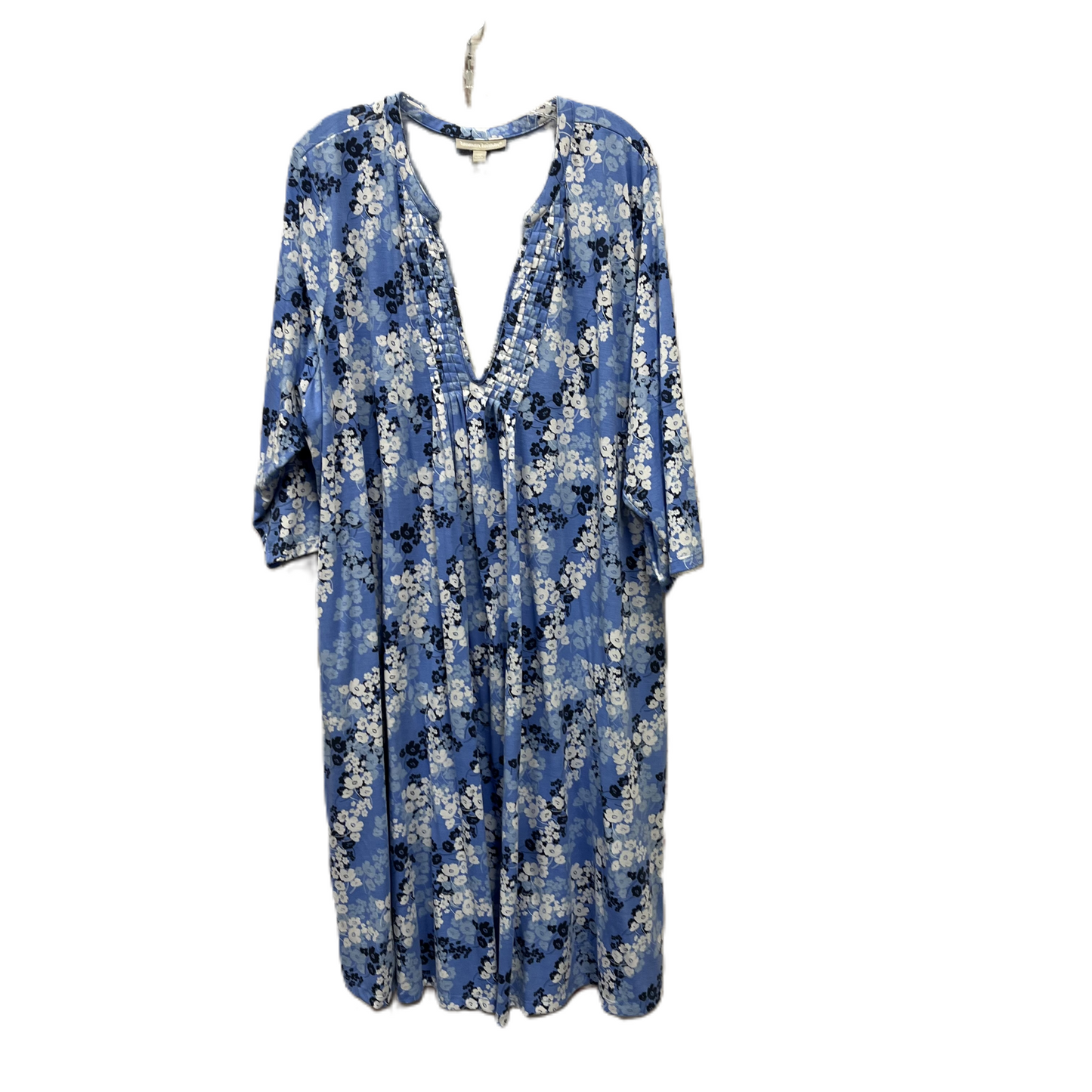 Dress Casual Maxi By Woman Within In Blue, Size: 4x