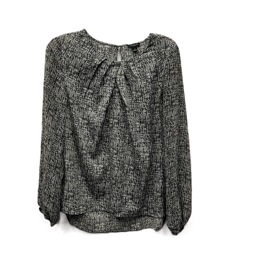 Top Long Sleeve By Ann Taylor In Black, Size: S