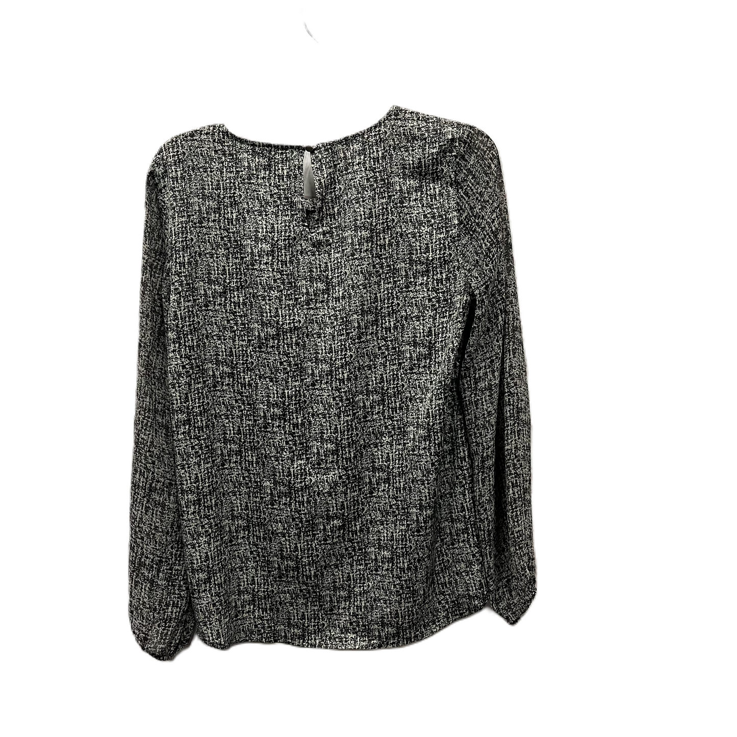 Top Long Sleeve By Ann Taylor In Black, Size: S