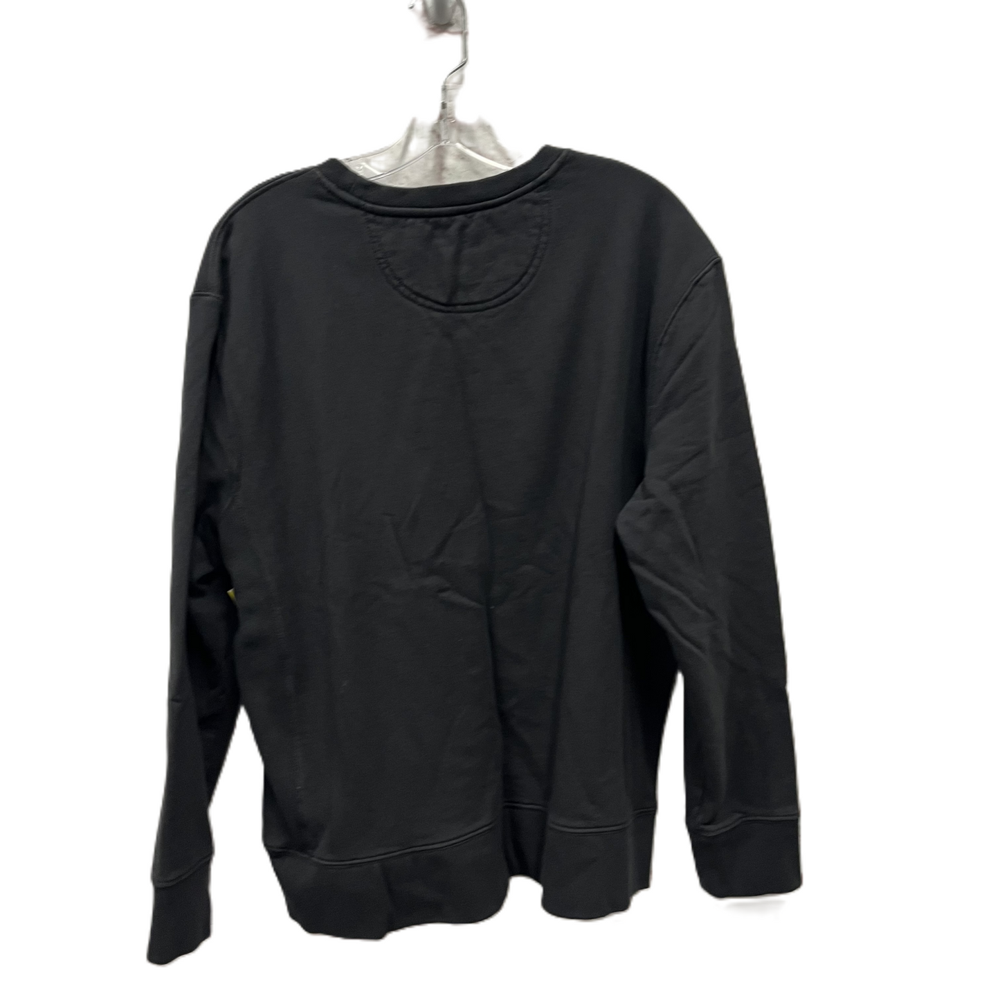 Athletic Sweatshirt Crewneck By Life Is Good In Black, Size: Xl