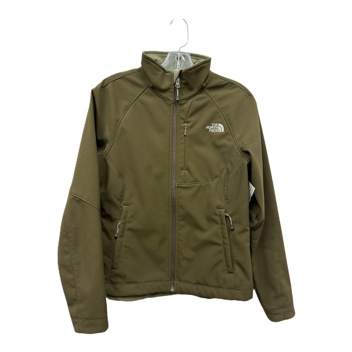 Athletic Jacket By The North Face In Brown, Size: S