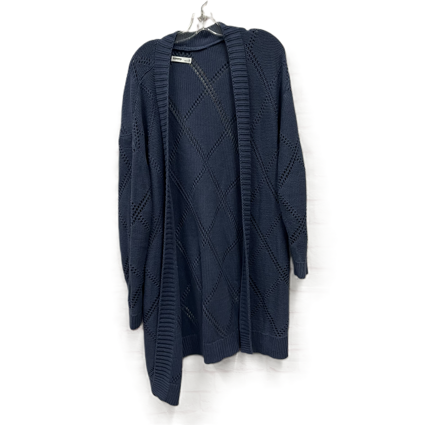 Sweater Cardigan By Sonoma In Blue, Size: Xl