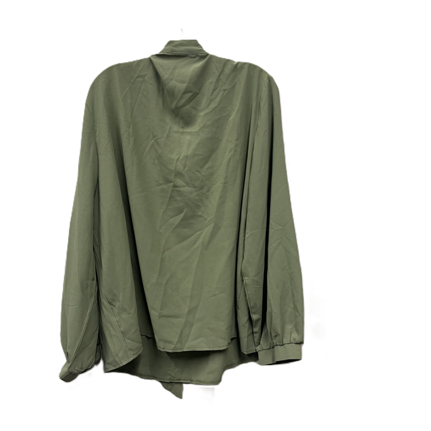 Top Long Sleeve By Shein In Green, Size: 4x