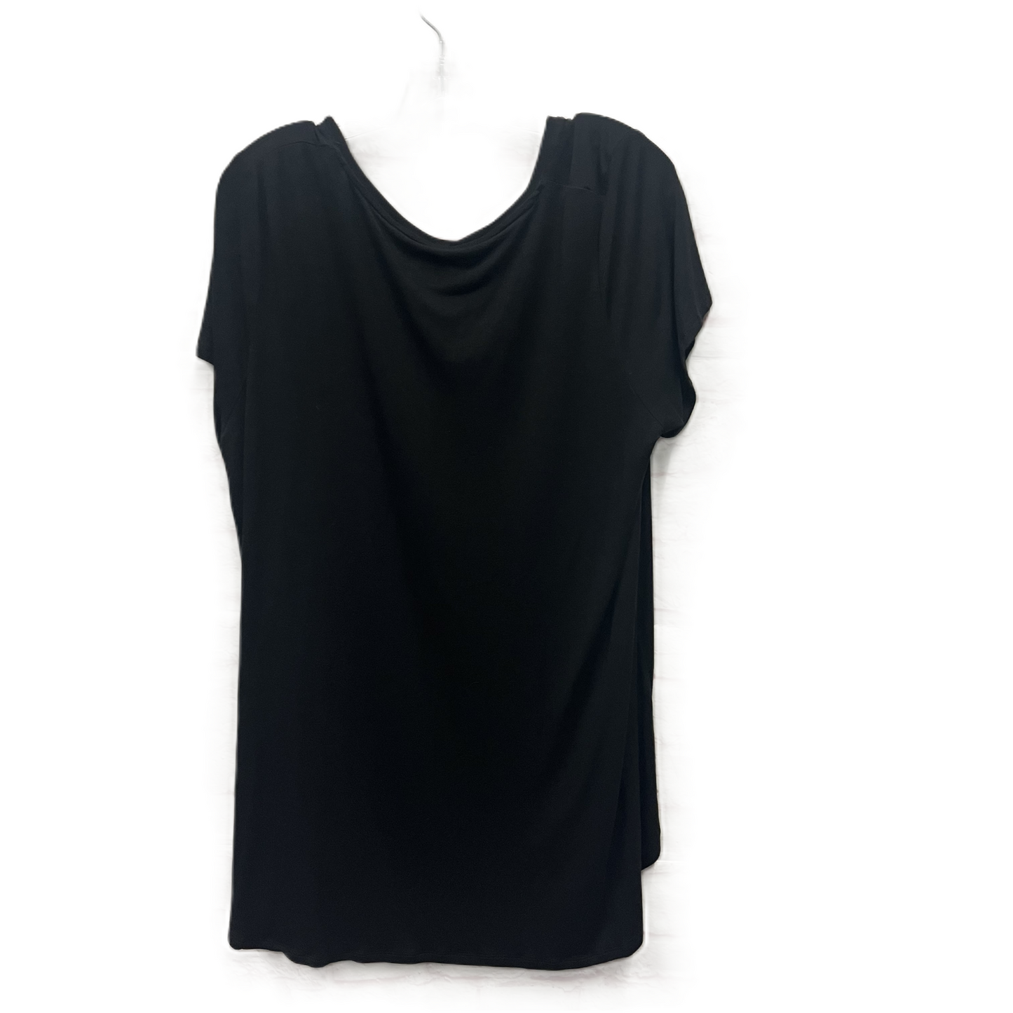 Top Short Sleeve By Hue In Black, Size: 1x