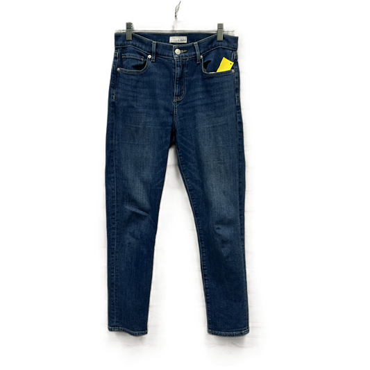 Jeans Straight By Loft In Blue Denim, Size: 4