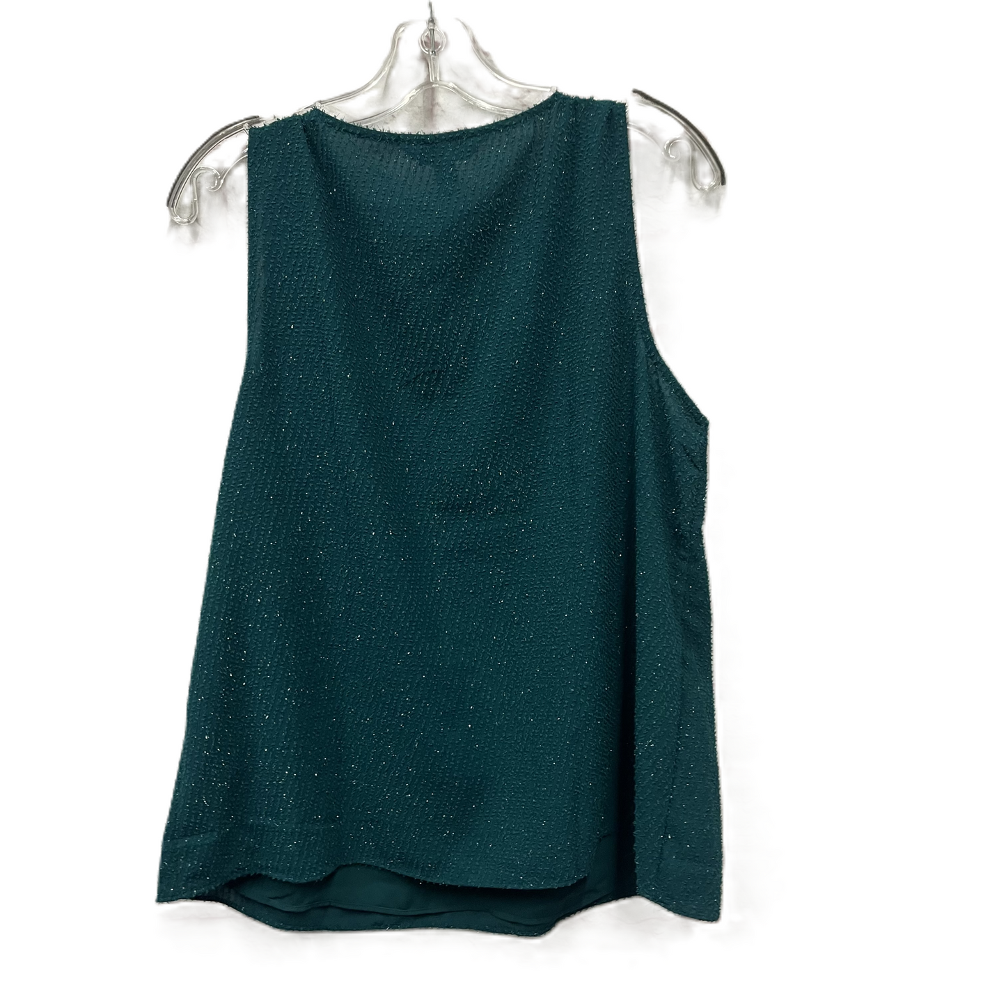 Top Sleeveless By Nine West In Green, Size: L