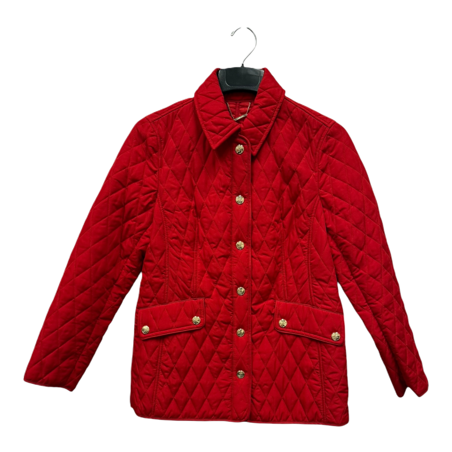 Jacket Puffer & Quilted By Chicos In Red, Size: S