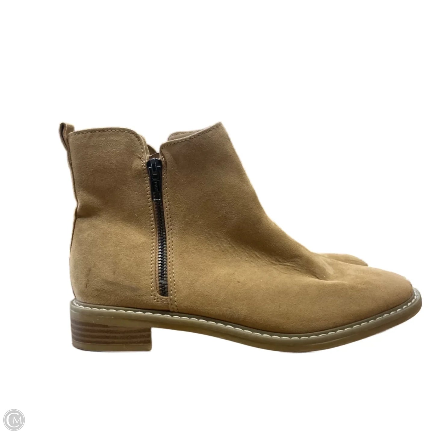 Boots Ankle Flats By Universal Thread In Tan, Size: 7.5