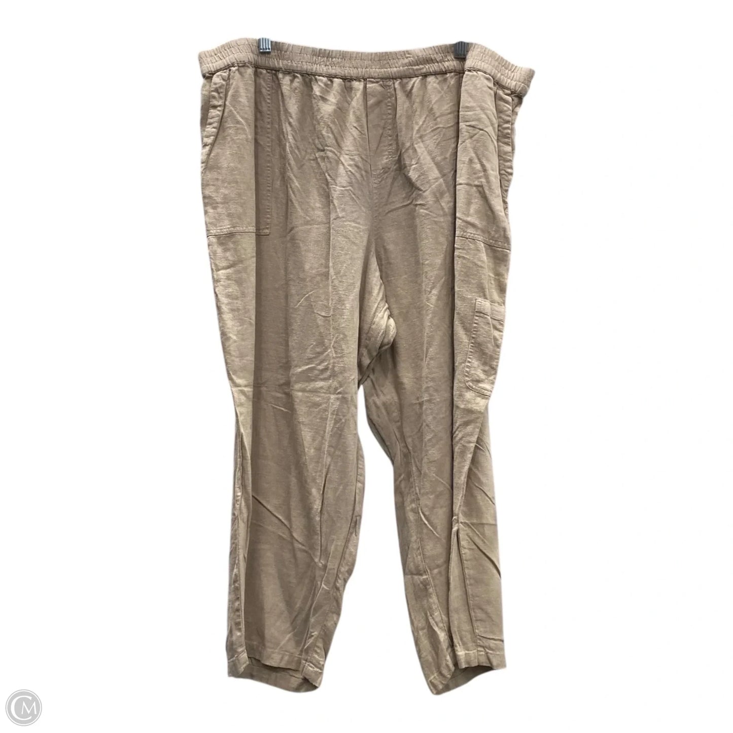 Pants Lounge By Susan Graver In Tan, Size: 20