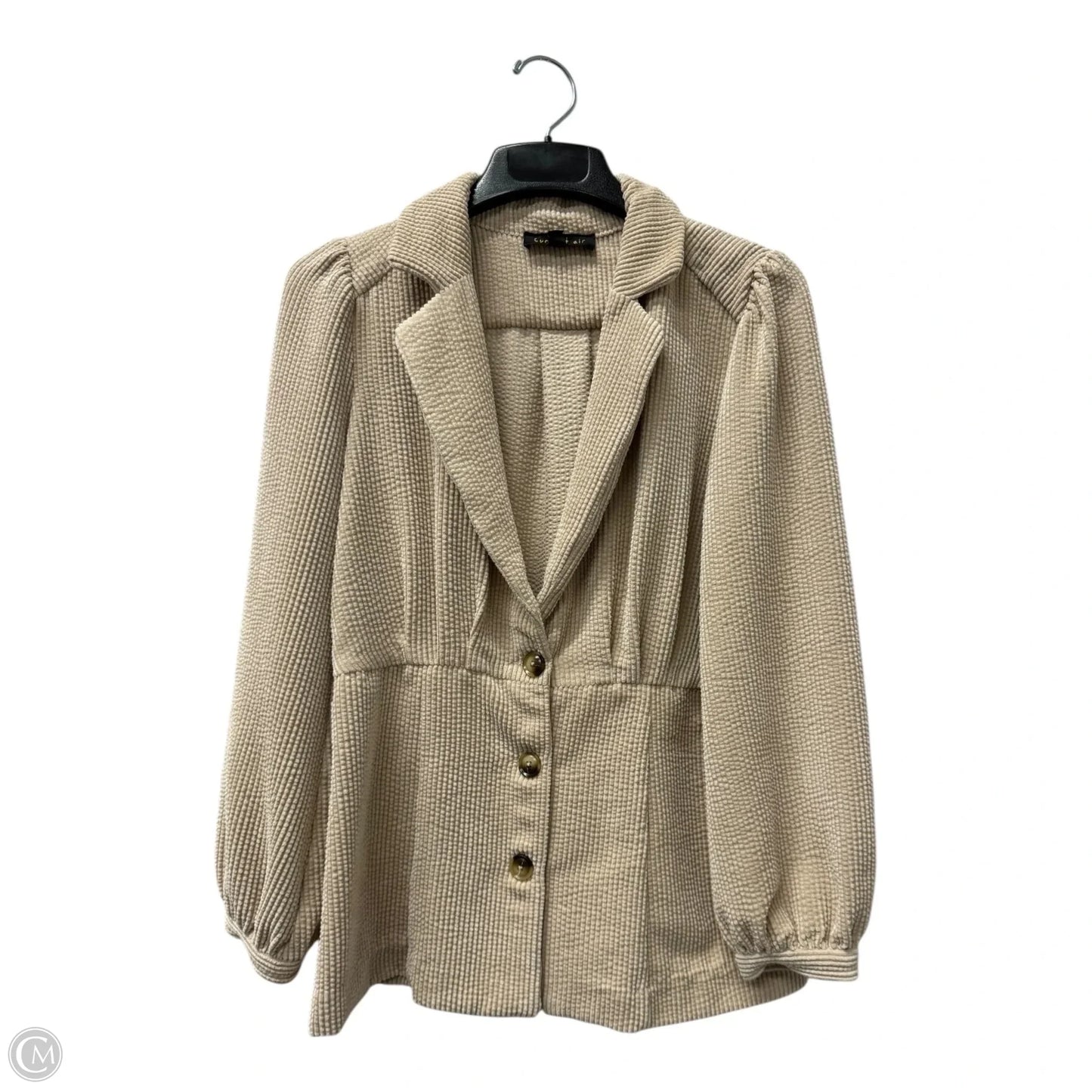 Blazer By Current Air In Beige, Size: M