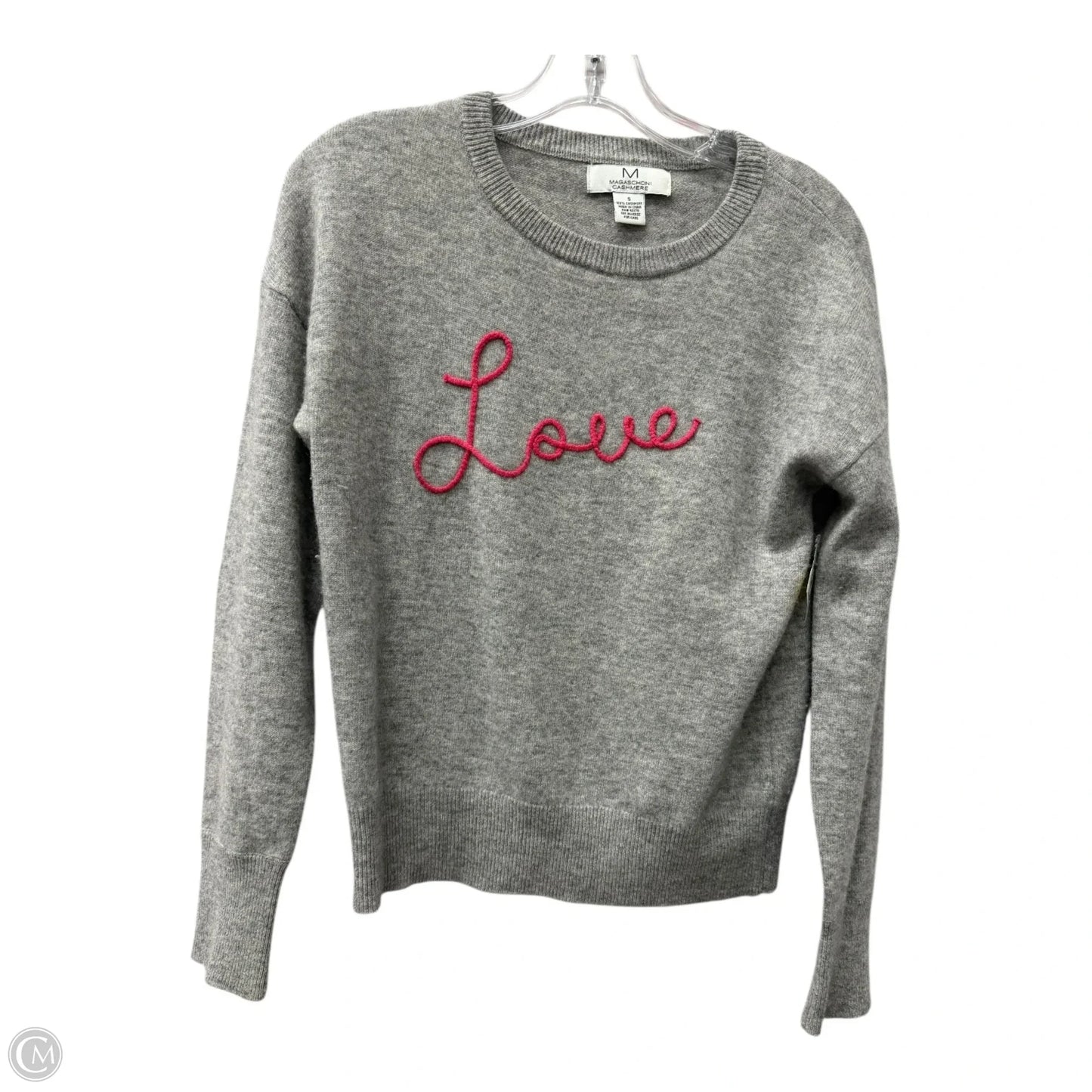 Sweater Cashmere By Magaschoni In Grey, Size: S