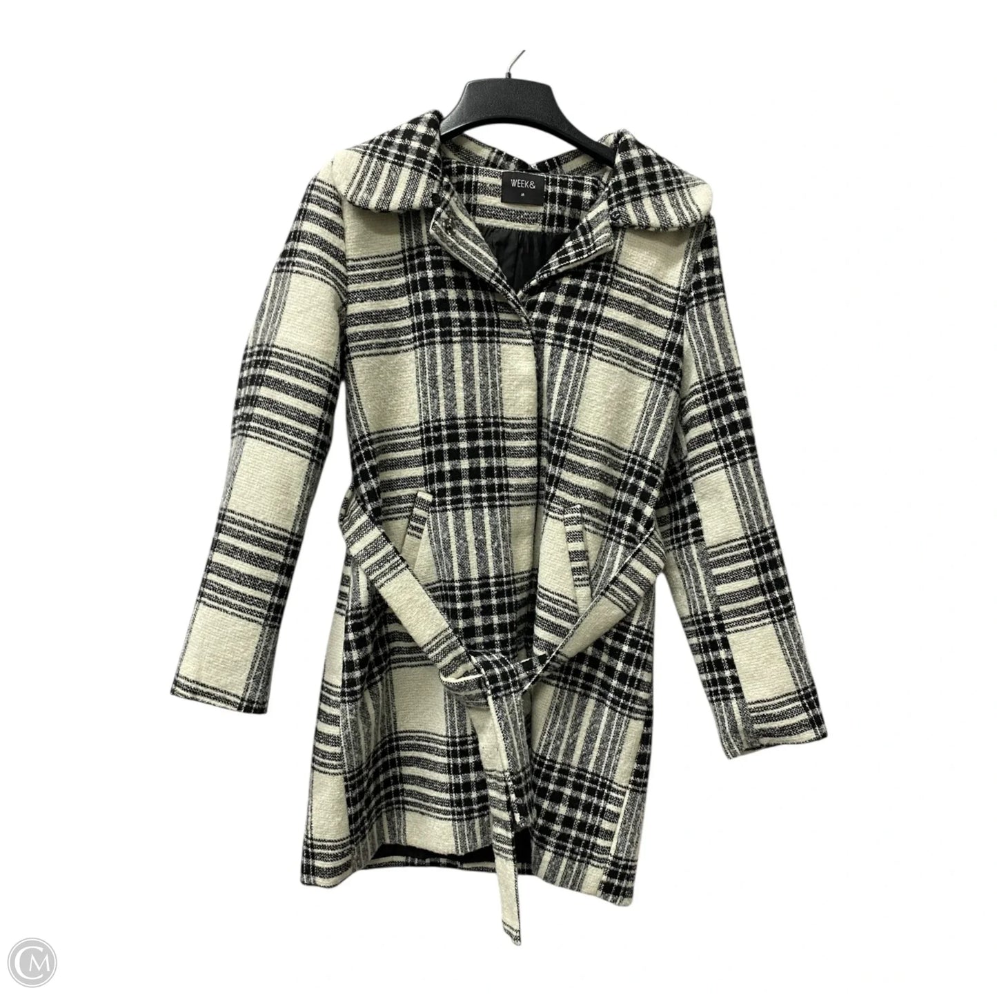 Coat Other By Cme In Black & White, Size: M