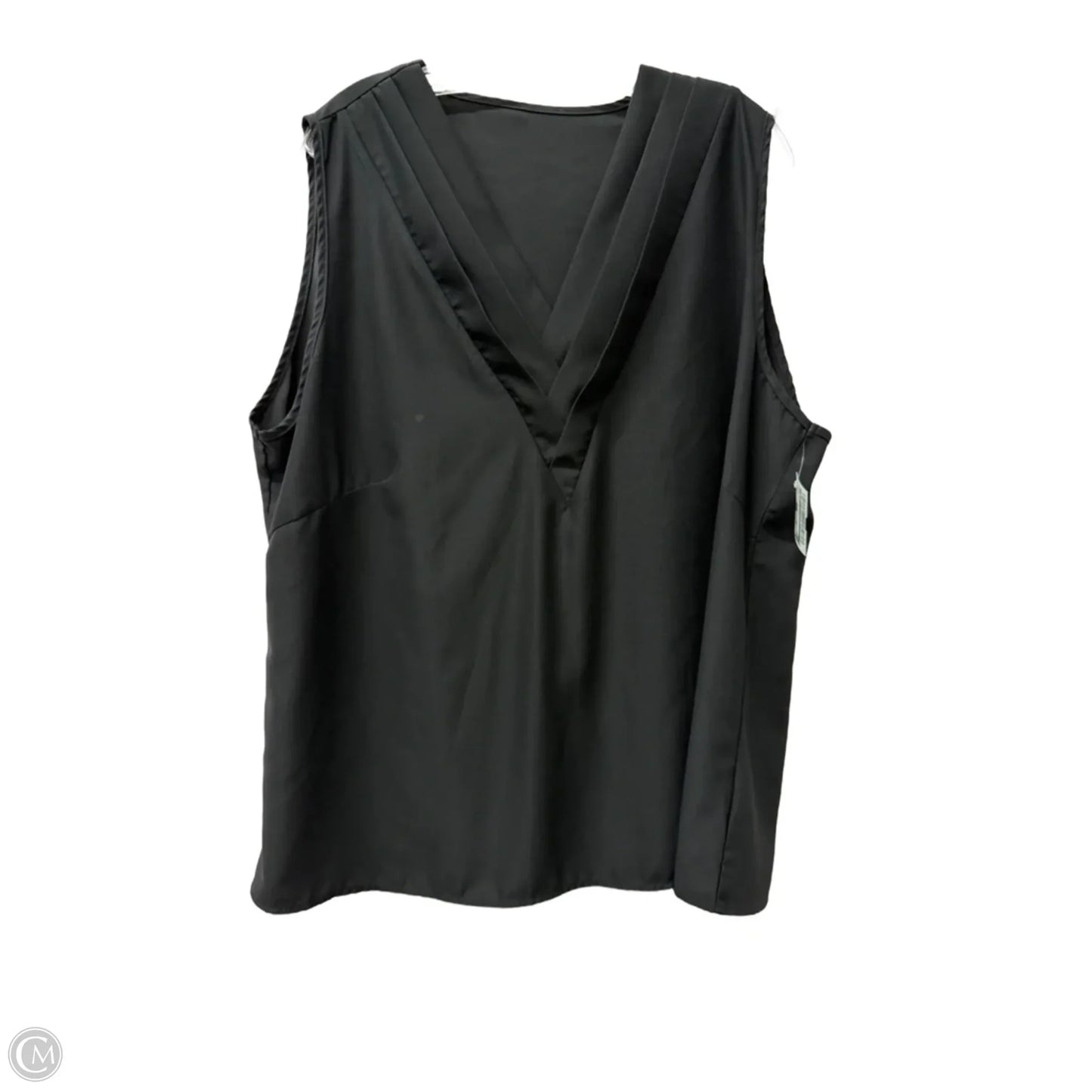 Top Sleeveless By Shein In Black, Size: 4x