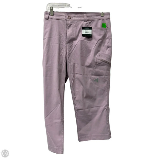 Athletic Capris By Eddie Bauer In Purple, Size: 16