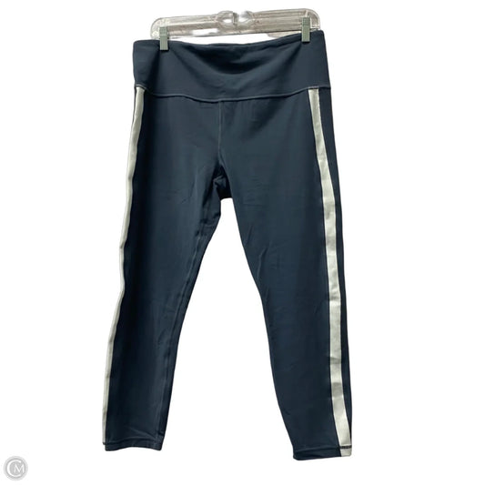 Athletic Capris By Athleta In Grey, Size: Xl