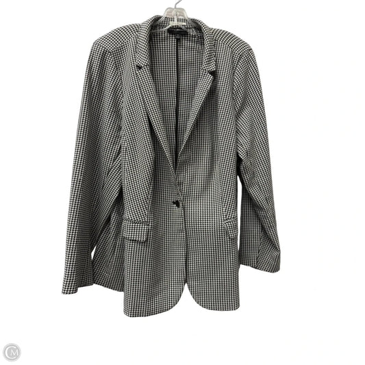 Blazer By Lane Bryant In Black & White, Size: 3x