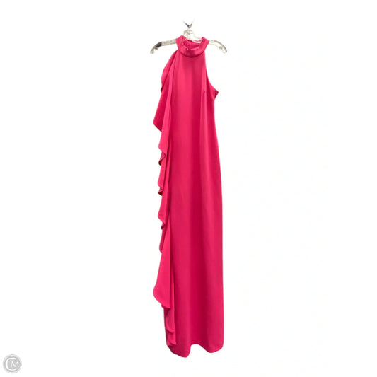 Dress Party Long By Badgley Mischka In Pink, Size: M