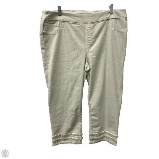 Capris By Chicos In Grey Denim, Size: 16