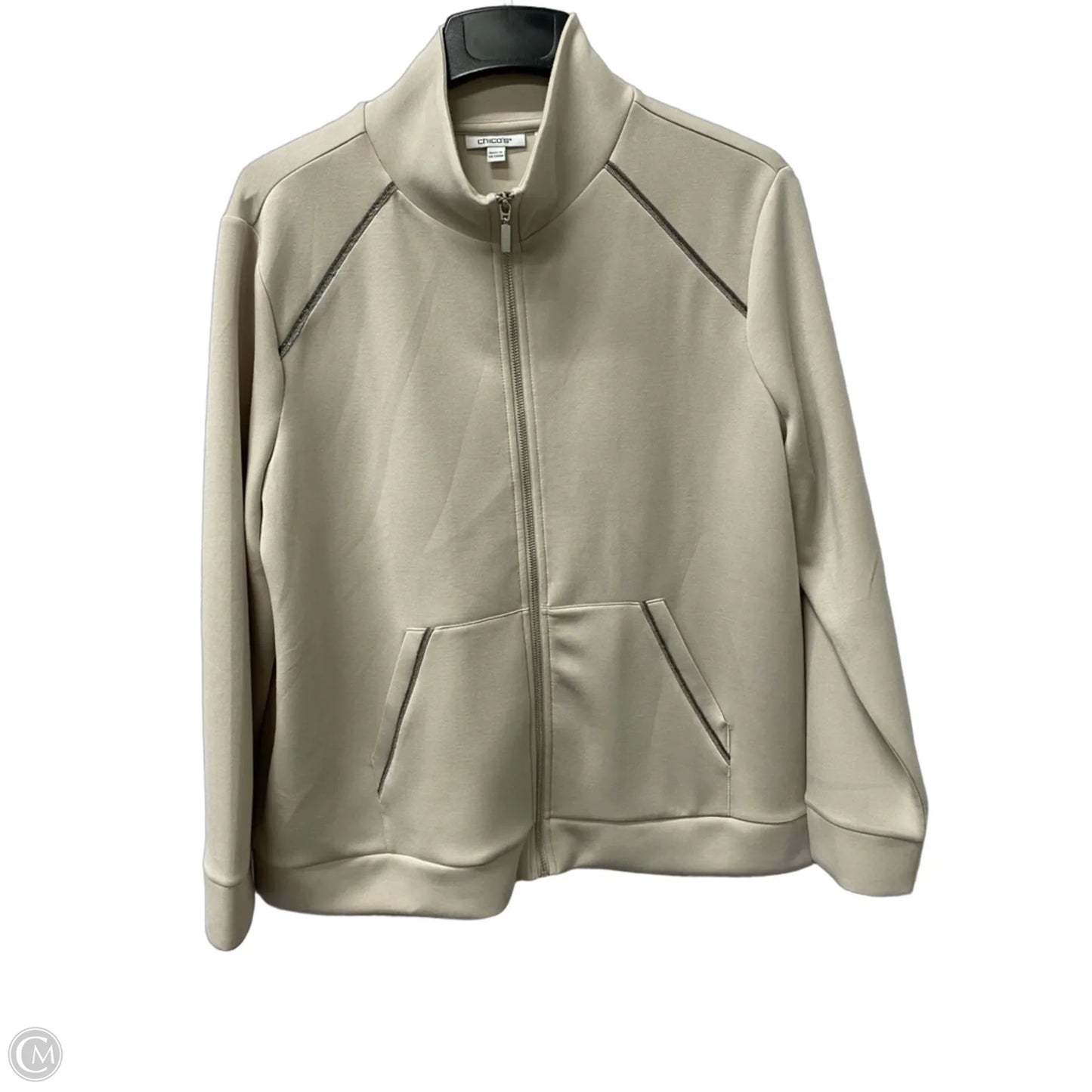 Jacket Other By Chicos In Tan, Size: Xl