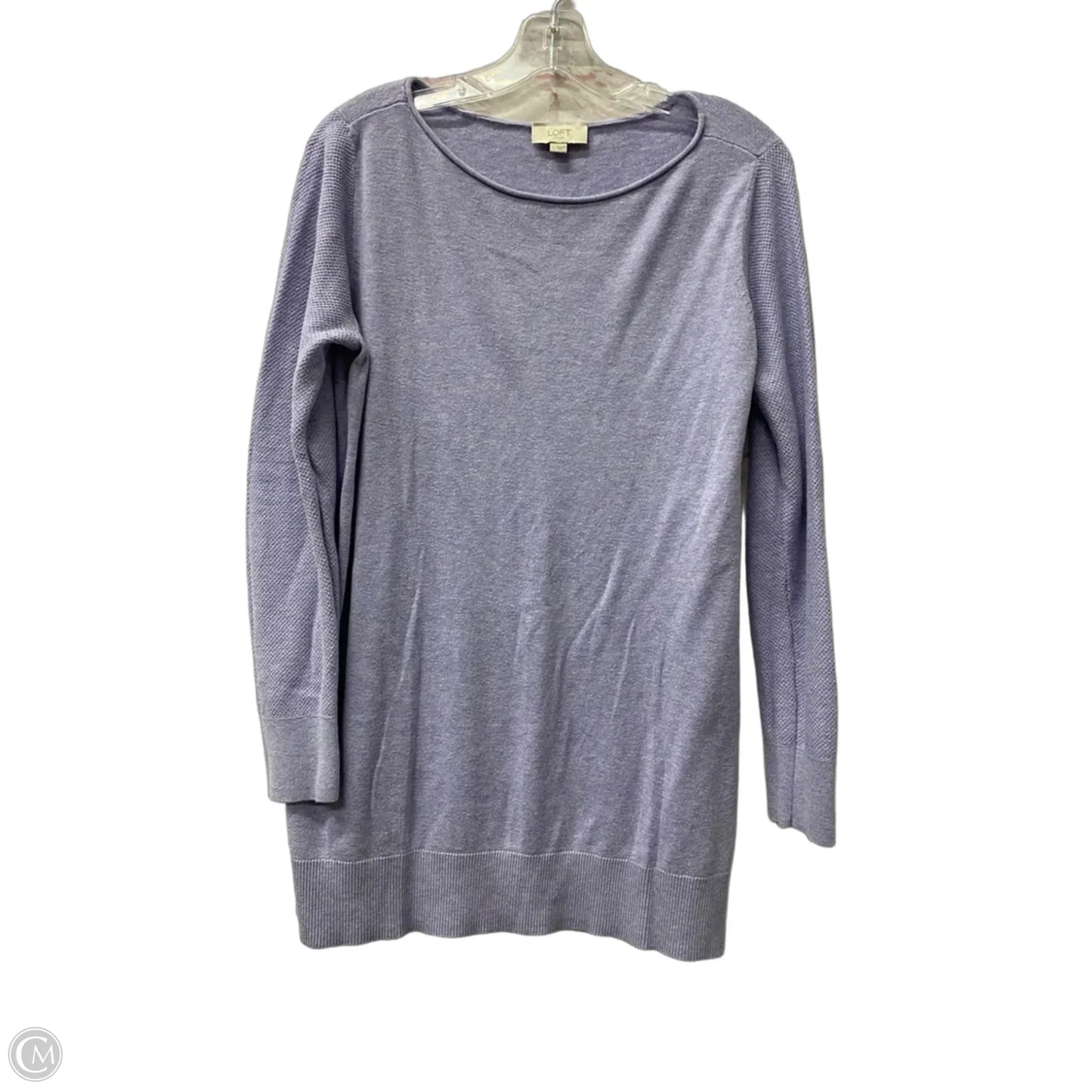 Top Long Sleeve By Loft In Purple, Size: L