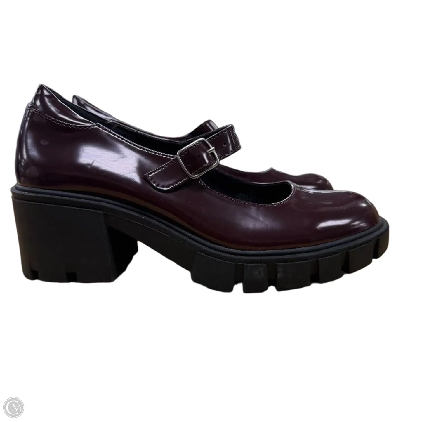 Shoes Heels Block By Old Navy In Purple, Size: 9.5