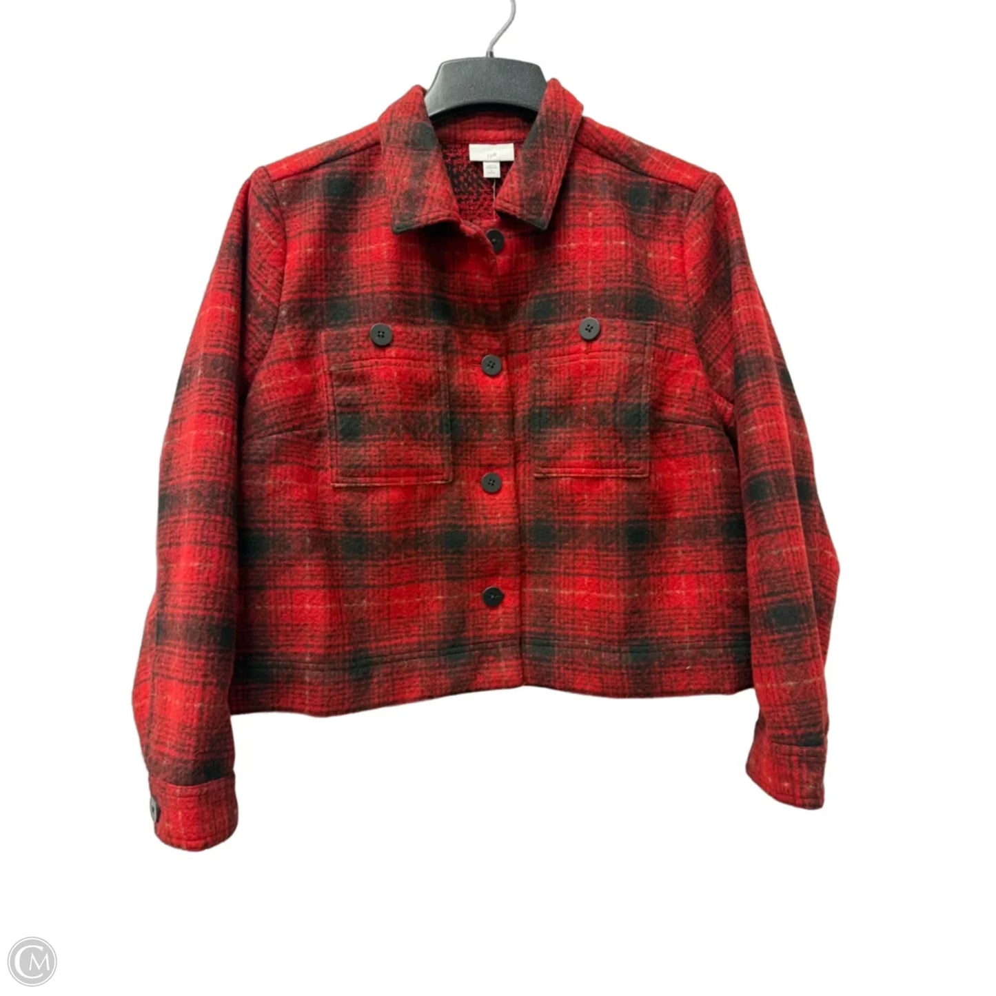 Jacket Other By J. Jill In Red, Size: Lp