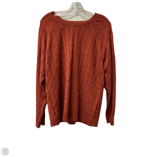 Sweater By Croft And Barrow In Red, Size: Xl
