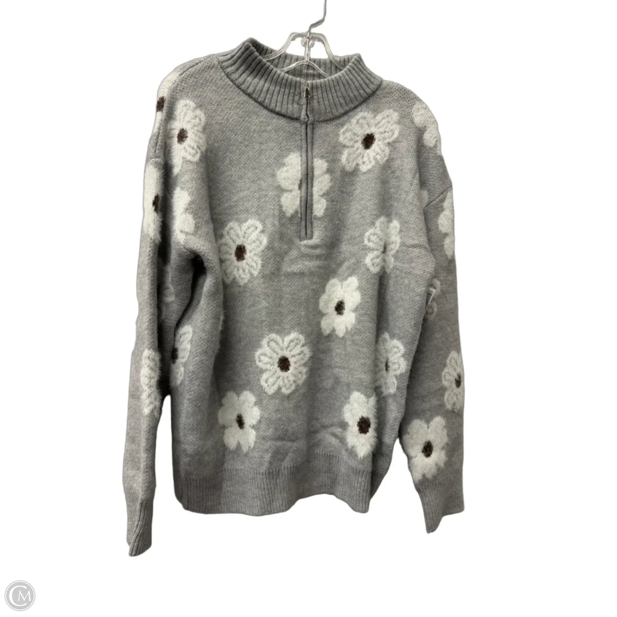 Sweater By Cmc In Grey, Size: L