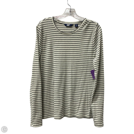 Top Long Sleeve Basic By Lands End In Black, Size: Xl