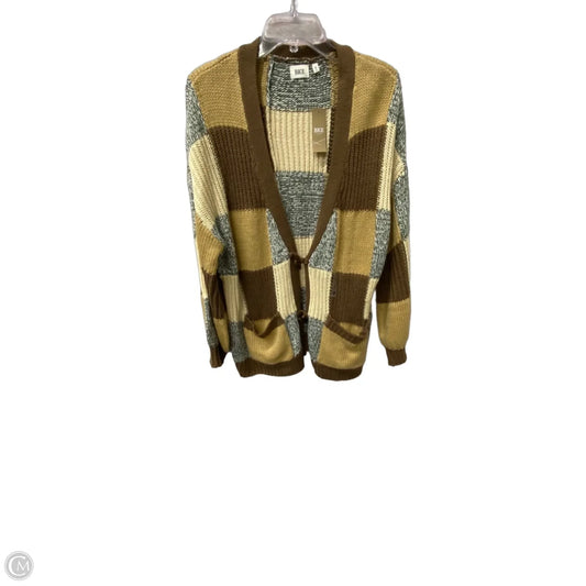 Sweater Cardigan By Bke In Brown, Size: M