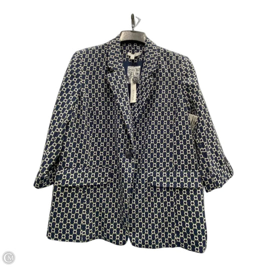 Blazer By Chicos In Blue, Size: L